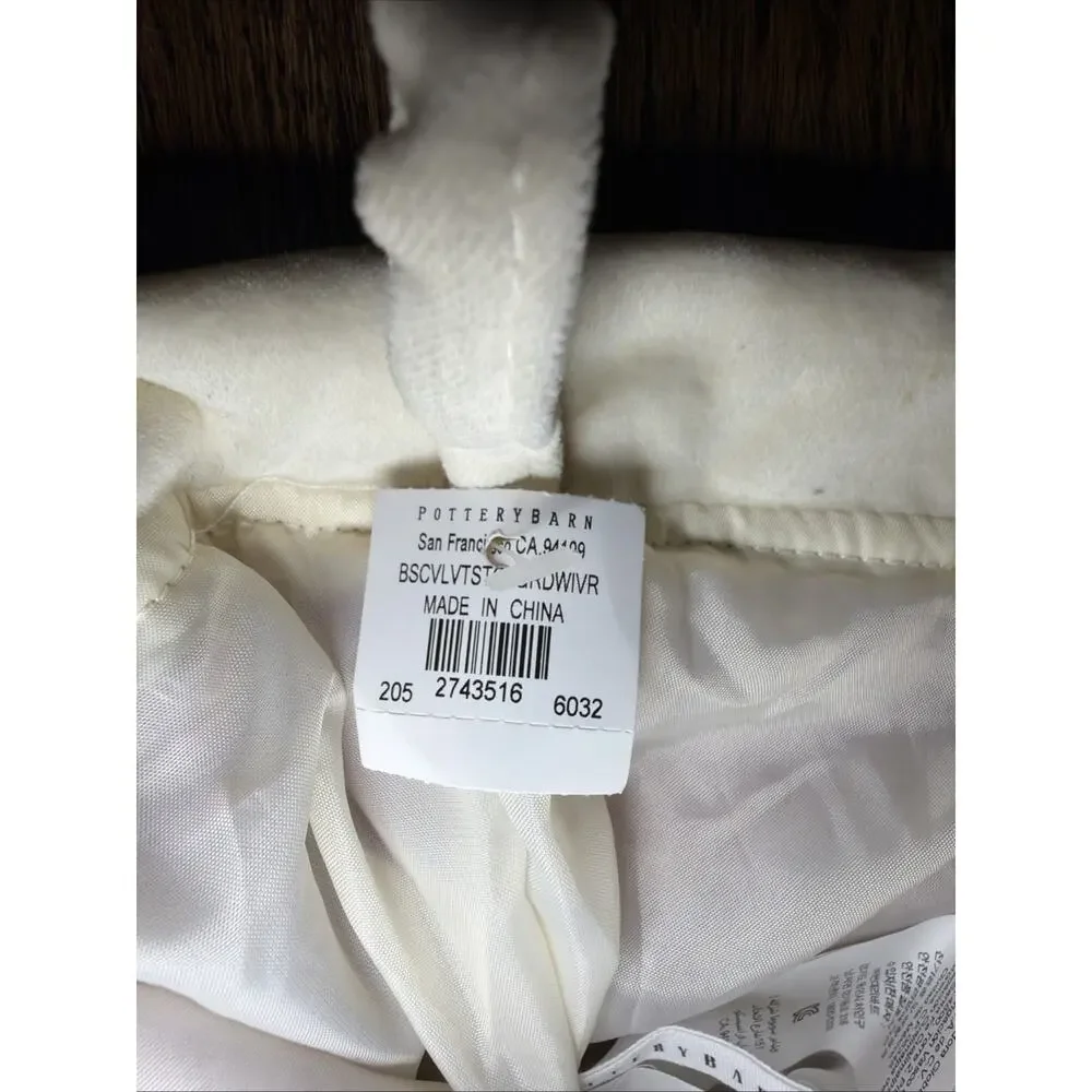 Pottery Barn Large Velvet Christmas Stocking - NWT